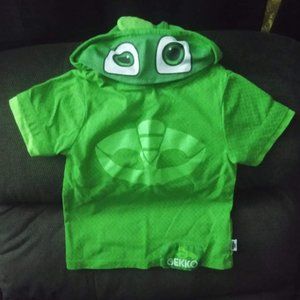 Boys PJ Masks Gekko Shirt Hood/Mask 3T